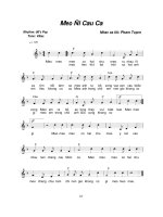 Lời bài hát Mèo đi câu cá