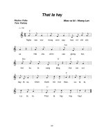 Lời bài hát Thật là hay