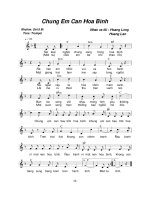 Lời bài hát Chúng em cần hòa bình