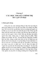 CHƯƠNG 3 CHƯƠNG 2 các học THUYẾT CHÍNH TRỊ HY lạp c ổ đại 