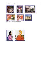 bộ tranh tiếng anh lớp 9 theo từng bài 