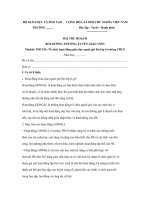 Bài thu hoạch bồi dưỡng thường xuyên module THCS34 