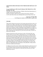 Chẩn đoán hình ảnh trong đột quỵ não