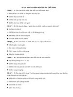 Bộ câu hỏi trắc nghiệm môn giáo dục quốc phòng