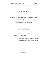 Nghiên cứu ảnh hưởng của phóng xạ tới nhiễm sắc thể, gen p53 ở nhân viên y tế có tiếp xúc nghề nghiệp 