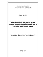 Phương pháp thảo luận nhóm trong dạy học môn tư tưởng hồ chí minh theo định hướng phát triển năng lực ở các trường đại học, cao đẳng hiện nay  