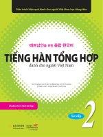베트남인을 위한 종합한국어 2권 (개정판 본책) tiếng hàn tổng hợp 2