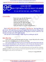 95 bài tập hóa học vô cơ hay và khó