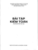Bài tập kiểm toán 