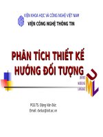 Slied giáo trình phân tích thiết kế hướng đối tượng  DH UML2 