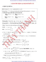 CÁCH tìm TIỆM cận hàm số hữu tỷ