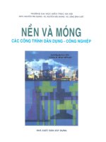 SÁCH SCAN  Nền và móng các công trình xây dựng dân dụng công nghiệp (GS.TS. Nguyễn Văn Quảng và Các TG)