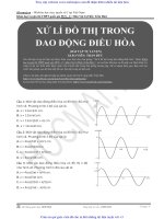 Xử lý đồ thị trong dao động điều hòa