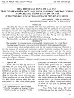 66 quy trinh xay dung bo cau hoi trac nghiem kien thuc