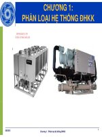 BÀI GIẢNG  Điều hoà không khí Full 5 chương (Ths Nguyễn Duy Tuệ