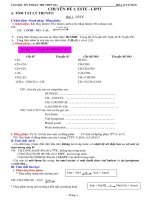 lý thuyết , bài tập , công thức  HÓA HỌC 12  mới nhất