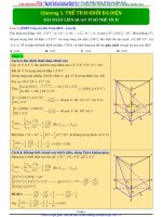 Chuyên đề tỉ số thể tích