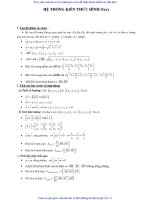 Hệ thống kiến thức hinh học mặt phẳng oxyz