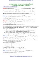 Tìm số hạng tổng quát của dãy số bằng phương pháp sai phân