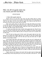 13 may van de ve nguon nhan luc TPHCM