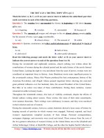 thpt yen lac 2 vinh phuc mon tieng anh lan 1 nam 2017 file word co loi giai chi tiet 