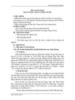 báo cáo thu hoạch quan trắc chất lượng nước