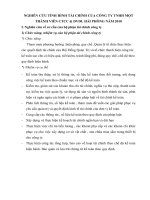 NGHIÊN cứu TÌNH HÌNH tài CHÍNH của CÔNG TY TNHH một THÀNH VIÊN CTCC 