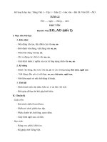 Giáo Án học vần Eo  Ao (tiết 1)