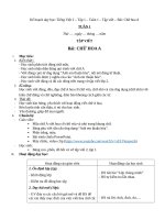 Giáo Án Tập Viết Chữ hoa A