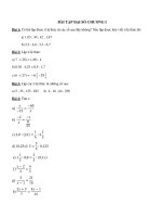 Bài tập đại số lớp 7 chương 1