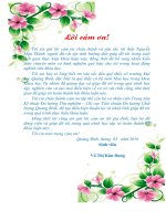 Phân tích, đánh giá hàm lượng một vài kim loại trong tôm thẻ chân trắng nuôi ở khu vực xã trung trạch huyện bố trạch tỉnh quảng bình bằng phương pháp f AAS 