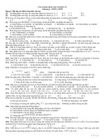 TOÀN BỘ BÀI TẬP MÔN HÓA HỌC 12 MỚI NHẤT.