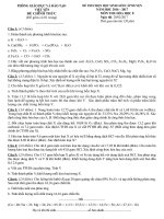 De thi HSG Viet Yen 2016  2017