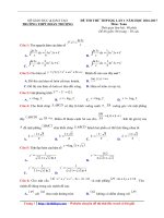 de thi thpt qg mon toan truong thpt doan thuong hai duong lan 1 