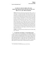 Giá trị của truyền thông tôn giáo trong điều kiện đa dạng tôn giáo tại việt nam hiện nay từ góc nhìn xã hội học 