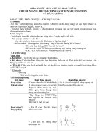 Giáo án lớp mầm chủ đề phương tiện giao thông đường thủy và hàng không 