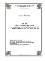 Nâng cao chất lượng xét xử các loại án tại Tòa án nhân dân huyện Yên Khánh, tỉnh Ninh Bình giai đoạn 20152020