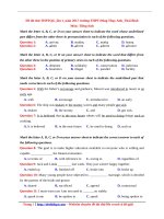 de thi thu thptqgmon anhlan 1nam 2017 truong thpt dong thuy anhthai binh file word co loi giai 