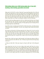 Giải pháp nâng cao chất lượng giáo dục ở ba môi trường