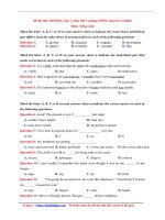 de thi thu thptqgmon anhlan 1nam 2017 truong thpt chuyen le khiet file word co loi giai 