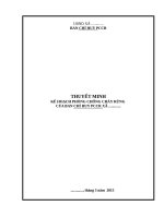 Kế hoạch phòng cháy, chữa cháy rừng