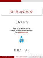 Tích phân đường loại một 
