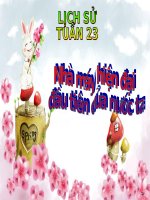 Bài Giảng Nhà Máy Hiện Đại Đầu Tiên Của Nước Ta