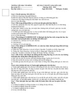 ĐỀ THI lý THUYẾT GIÁO VIÊN GIỎI THỂ dục 