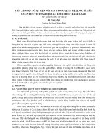 TIẾP cận một số sự KIỆN nổi bật TRONG QUAN hệ QUỐC tế LIÊN QUAN đến VIỆT NAM THỜI kỳ hậu CHIẾN TRANH LẠNH từ góc NHÌN sử học (tt) 