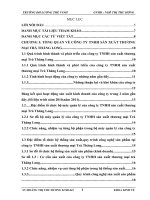 Tổ chức hạch toán nguyên vật liệu ở công ty TNHH sản xuất th¬ương mại trà thăng long