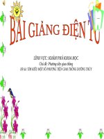 Bài giảng lớp Lá chủ đề Phương tiện giao thông đường thủy