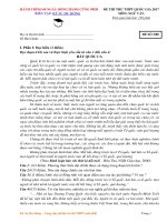 Văn MÃ ĐỀ 03  Ôn THPT Quốc gia 2017