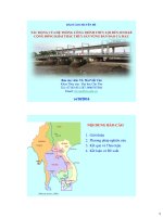 Chuyên đề: TÁC ĐỘNG CỦA HỆ THỐNG CÔNG TRÌNH THỦY LỢI ĐẾN SINH KẾ CỘNG ĐỒNG KHAI THÁC THỦY SẢN VÙNG BÁN ĐẢO CÀ MAU