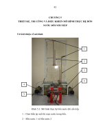 Thiết kế bộ điều khiển thích nghi thuật toán điều chỉnh hàm số cho đối tượng bồn nước đôi c5 